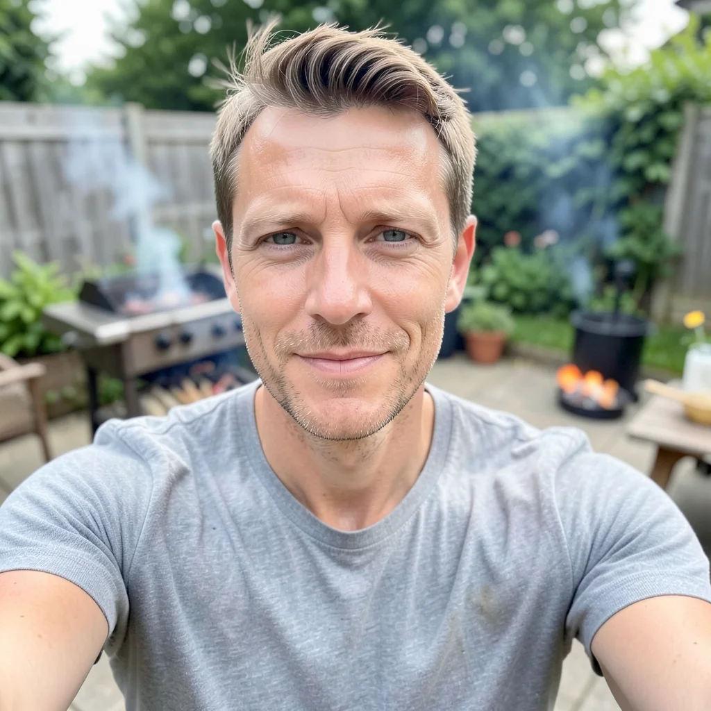 Portret van Daan van der Zanden, barbecue specialist en rooktechniek adviseur
